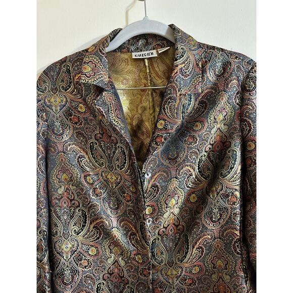 Chicos Vintage Brocade Blazer - Picture 3 of 6